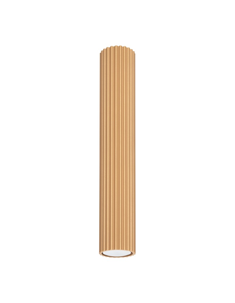 Gold ceiling fixtures - Sollux Plafond KARBON 40 gold SL.1552 - product kolory-swiatla.pl 1