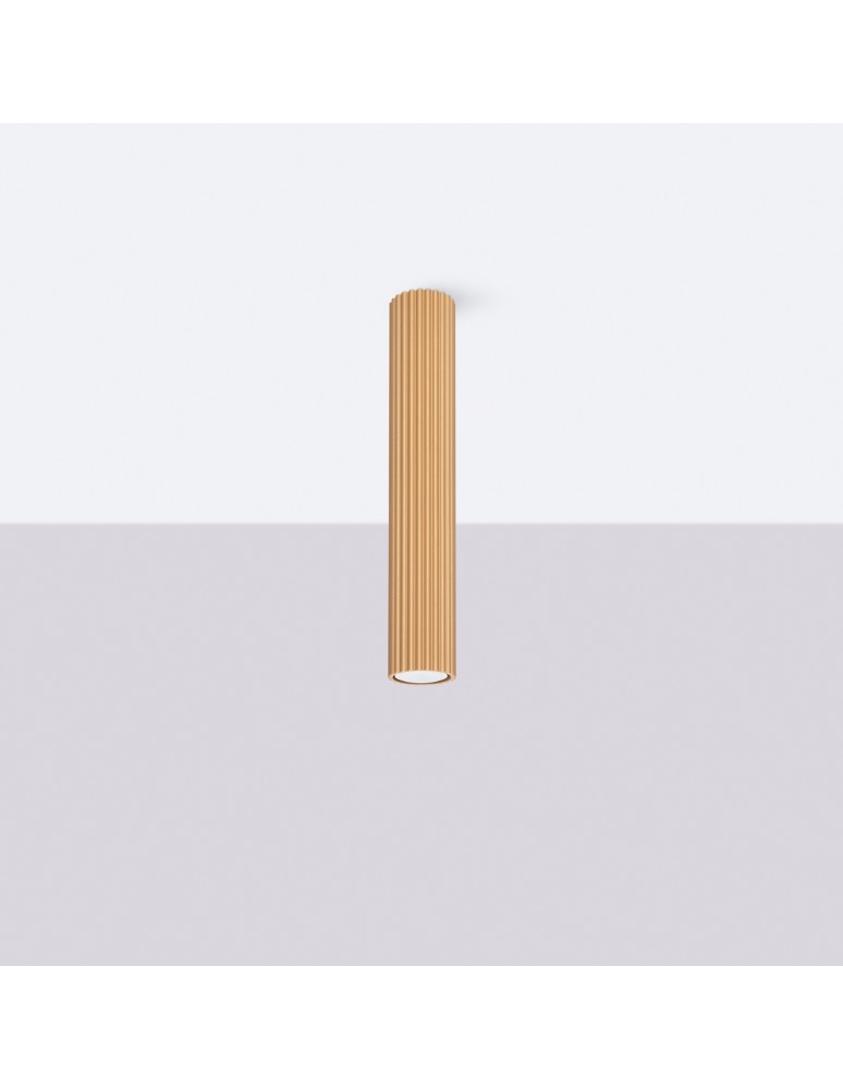 Gold ceiling fixtures - Sollux Plafond KARBON 40 gold SL.1552 - product kolory-swiatla.pl 2