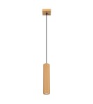 Pendant tube lamps - Sollux KARBON 1 gold pendant lamp SL.1554 - product 1
