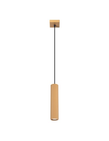 Sollux KARBON 1 gold pendant lamp SL.1554