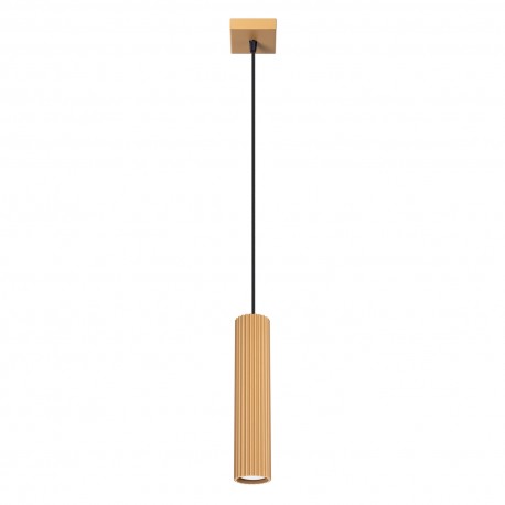 Sollux Lampa wisząca KARBON 1 złoty SL.1554