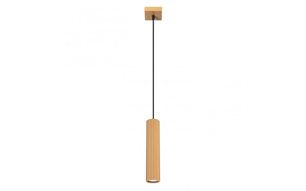 Sollux Lampa wisząca KARBON 1 złoty SL.1554