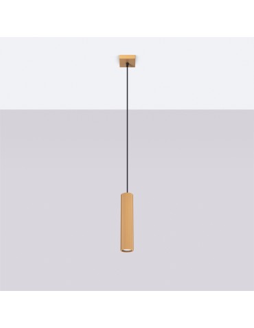 Sollux Lampa wisząca KARBON 1 złoty SL.1554 - produkt 2