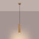 Sollux Lampa wisząca KARBON 1 złoty SL.1554