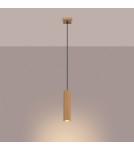 Pendant tube lamps - Sollux KARBON 1 gold pendant lamp SL.1554 - product 3