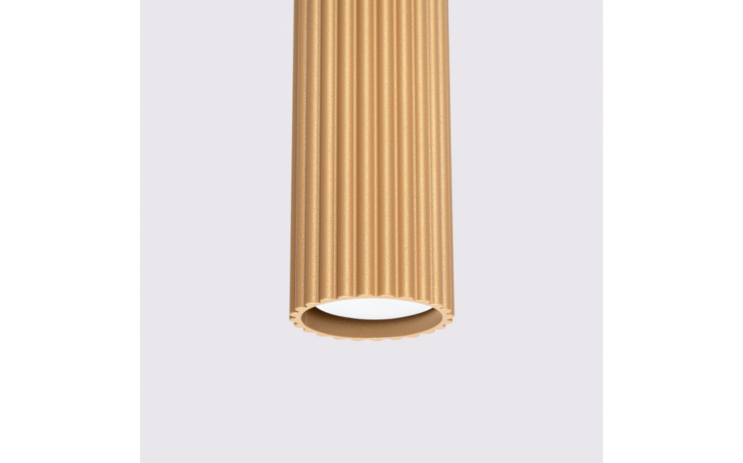 Sollux Lampa wisząca KARBON 1 złoty SL.1554