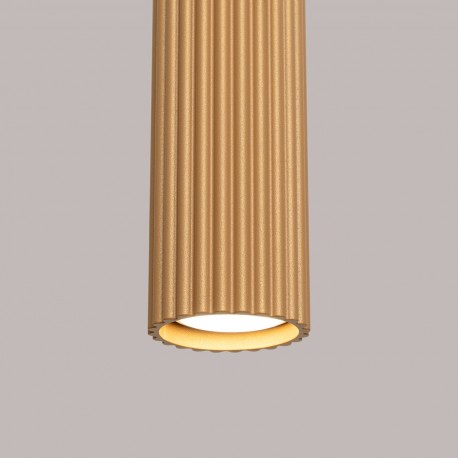 Sollux Lampa wisząca KARBON 1 złoty SL.1554