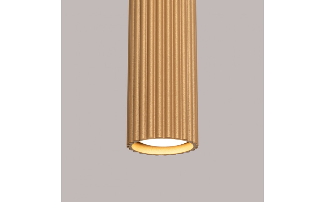 Sollux Lampa wisząca KARBON 1 złoty SL.1554