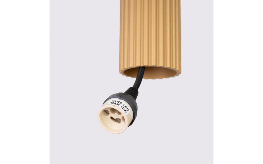 Sollux Lampa wisząca KARBON 1 złoty SL.1554