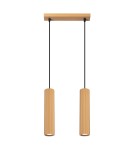 Pendant tube lamps - Sollux KARBON 2 pendant lamp gold SL.1555 - product 1