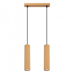 Sollux Lampa wisząca KARBON 2 złoty SL.1555