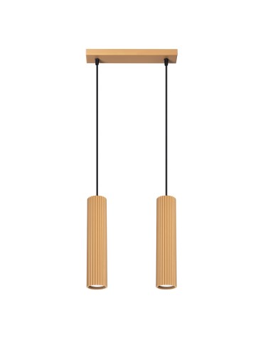Sollux KARBON 2 pendant lamp gold SL.1555