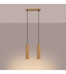 Pendant tube lamps - Sollux KARBON 2 pendant lamp gold SL.1555 - product 3