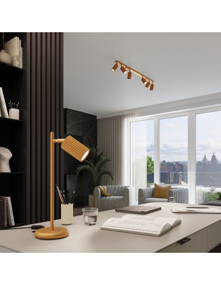 Pendant tube lamps - Sollux KARBON 2 pendant lamp gold SL.1555 - product kolory-swiatla.pl 11