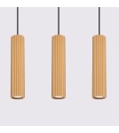 Pendant tube lamps - Sollux KARBON 3L gold pendant lamp SL.1556 - product 4