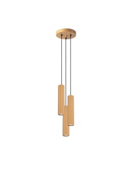 Sollux KARBON 3P gold pendant lamp SL.1557