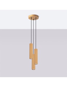 Sollux KARBON 3P gold pendant lamp SL.1557 - product 2