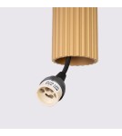 Pendant tube lamps - Sollux KARBON 3P gold pendant lamp SL.1557 - product 7