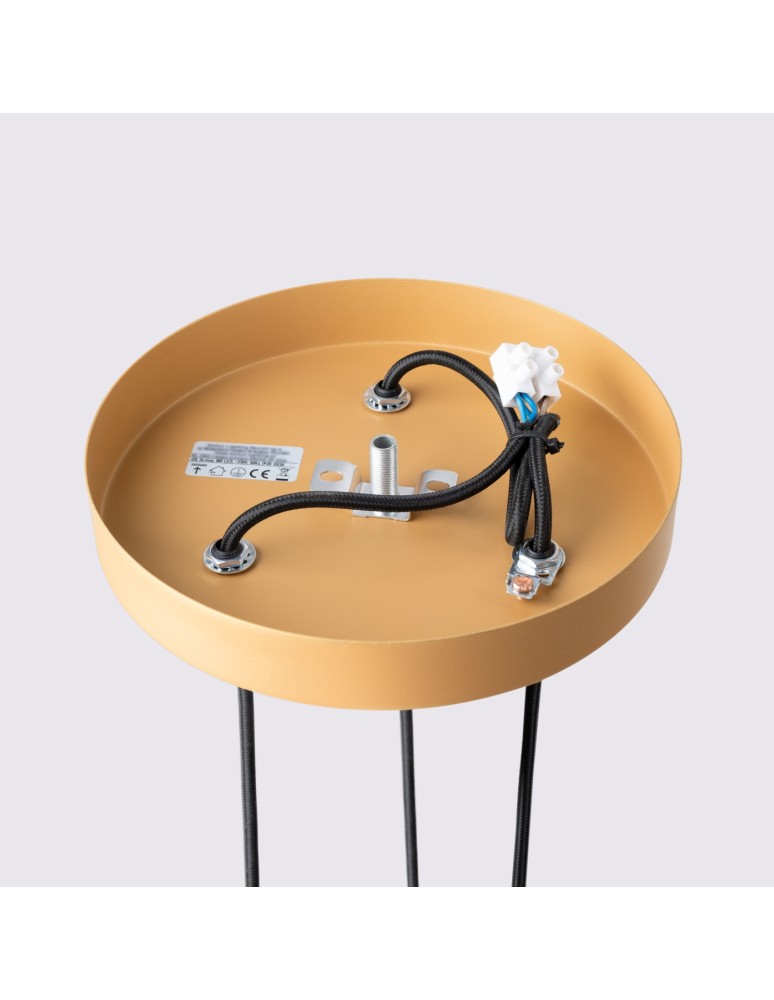 Pendant tube lamps - Sollux KARBON 3P gold pendant lamp SL.1557 - product kolory-swiatla.pl 8