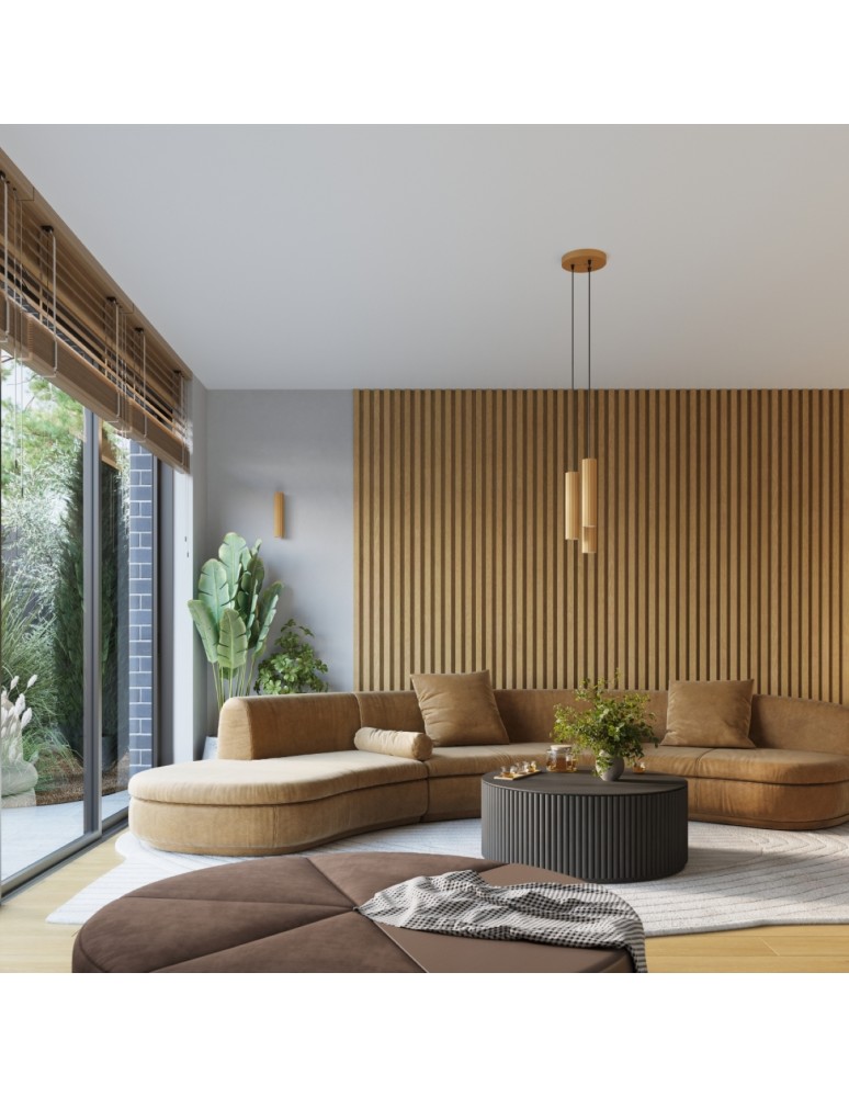 Gold wall lamps - Sollux Wall lamp KARBON 30 gold SL.1558 - product kolory-swiatla.pl 9