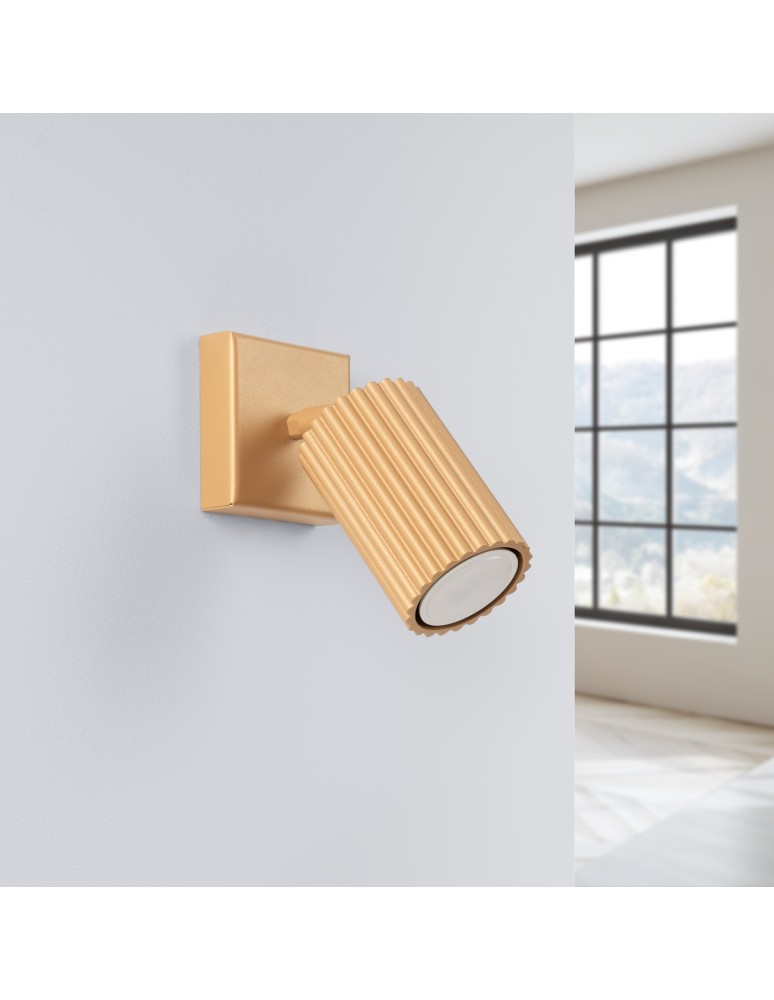 Adjustable wall lamps - Sollux Wall lamp KARBON gold SL.1559 - product kolory-swiatla.pl 2