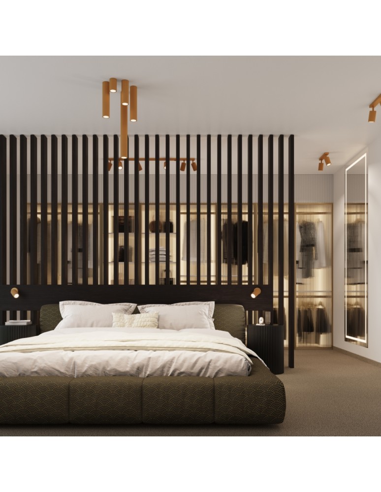 Adjustable wall lamps - Sollux Wall lamp KARBON gold SL.1559 - product kolory-swiatla.pl 9