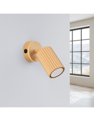 Sollux Wall lamp KARBON gold with switch SL.1560 - product 2
