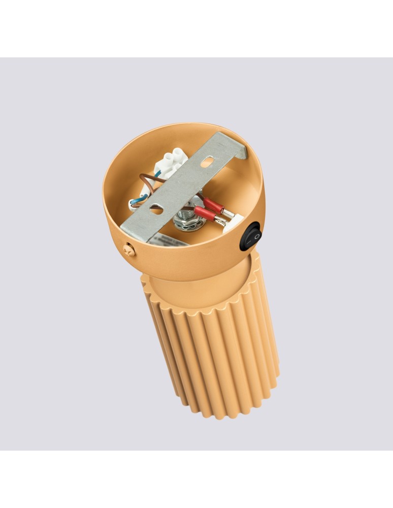 Adjustable wall lamps - Sollux Wall lamp KARBON gold with switch SL.1560 - product kolory-swiatla.pl 5