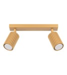 Adjustable ceiling lamps - spots - Sollux Plafond KARBON 2 gold SL.1561 - product 1