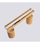 Adjustable ceiling lamps - spots - Sollux Plafond KARBON 2 gold SL.1561 - product 4