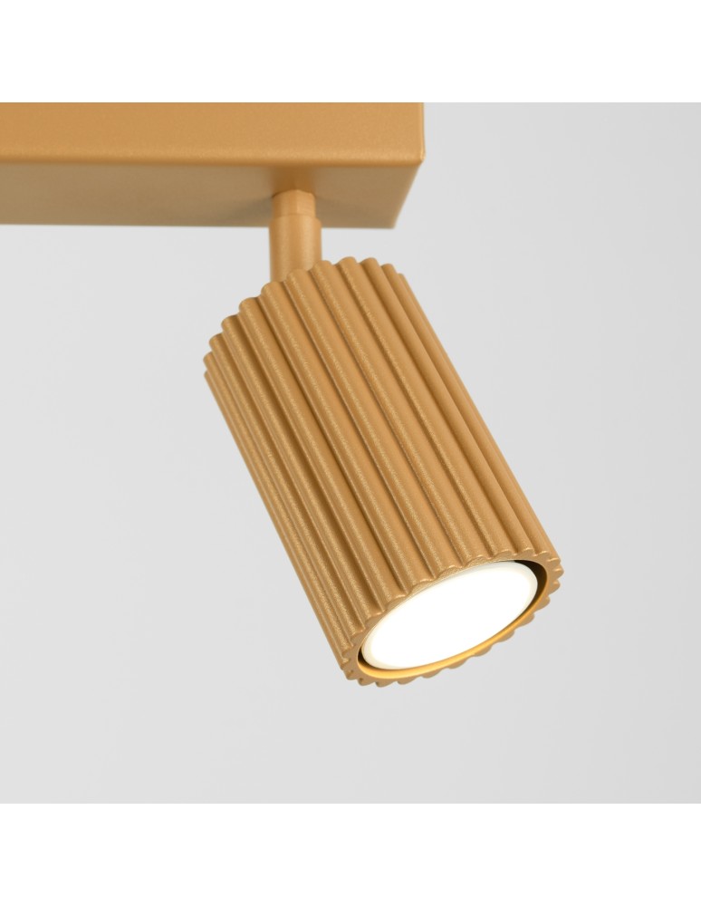 Adjustable ceiling lamps - spots - Sollux Plafond KARBON 2 gold SL.1561 - product kolory-swiatla.pl 8