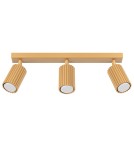 Adjustable ceiling lamps - spots - Sollux Plafon KARBON 3L gold SL.1562 - product 1