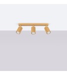 Adjustable ceiling lamps - spots - Sollux Plafon KARBON 3L gold SL.1562 - product 2