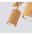 Adjustable ceiling lamps - spots - Sollux Plafon KARBON 3L gold SL.1562 - product 5