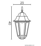Shades for outdoor lamps - SU-MA Retro Classic II K 1018 H Lampshade. - product 6