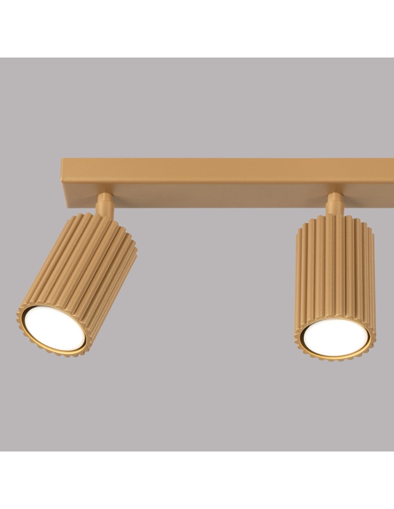 Adjustable ceiling lamps - spots - Sollux Plafon KARBON 3L gold SL.1562 - product kolory-swiatla.pl 6