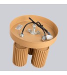 Adjustable ceiling lamps - spots - Sollux Plafond KARBON 3P gold SL.1563 - product 4