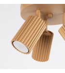 Adjustable ceiling lamps - spots - Sollux Plafond KARBON 3P gold SL.1563 - product 6