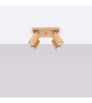 Adjustable ceiling lamps - spots - Sollux Plafond KARBON 4 gold SL.1564 - product 2