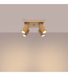 Adjustable ceiling lamps - spots - Sollux Plafond KARBON 4 gold SL.1564 - product 3