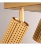 Adjustable ceiling lamps - spots - Sollux Plafond KARBON 4 gold SL.1564 - product 6