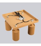 Adjustable ceiling lamps - spots - Sollux Plafond KARBON 4 gold SL.1564 - product 8