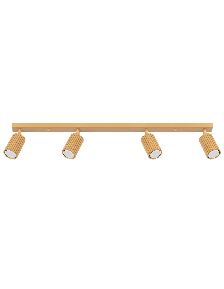 Adjustable ceiling lamps - spots - Sollux Plafon KARBON 4L gold SL.1565 - product kolory-swiatla.pl 1