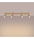 Adjustable ceiling lamps - spots - Sollux Plafon KARBON 4L gold SL.1565 - product 3