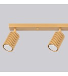 Adjustable ceiling lamps - spots - Sollux Plafon KARBON 4L gold SL.1565 - product 4