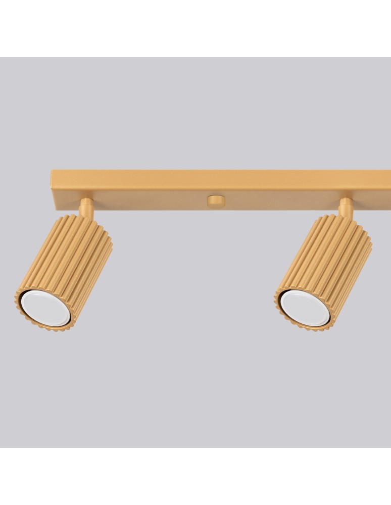 Adjustable ceiling lamps - spots - Sollux Plafon KARBON 4L gold SL.1565 - product kolory-swiatla.pl 4