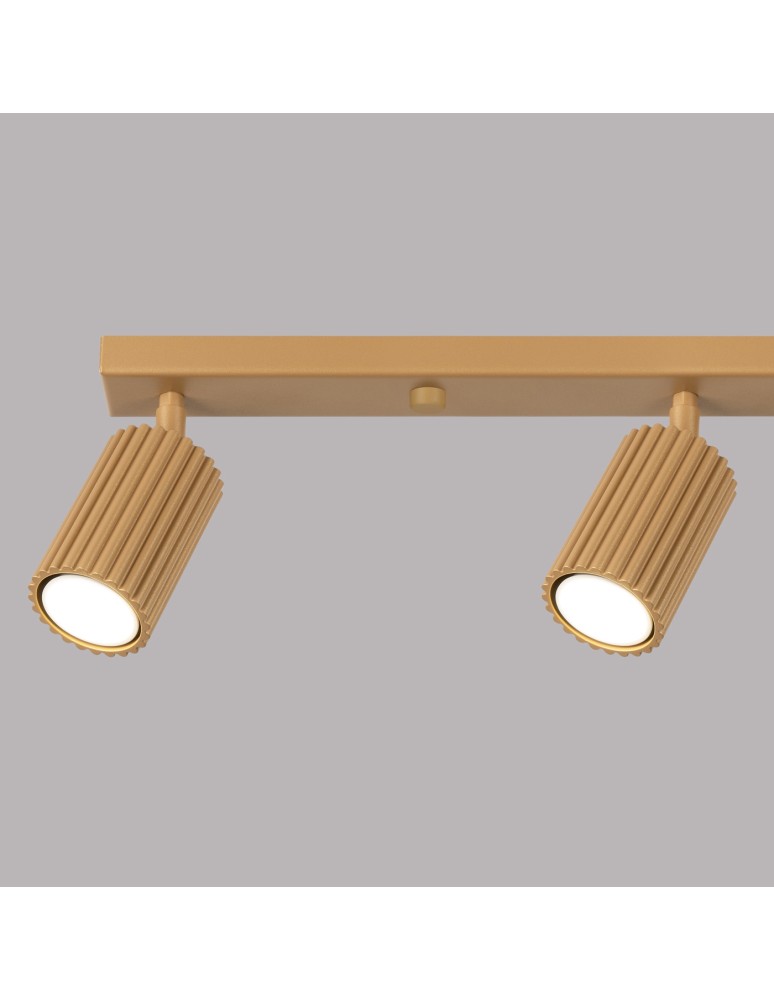Adjustable ceiling lamps - spots - Sollux Plafon KARBON 4L gold SL.1565 - product kolory-swiatla.pl 5