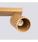 Adjustable ceiling lamps - spots - Sollux Plafon KARBON 4L gold SL.1565 - product 6