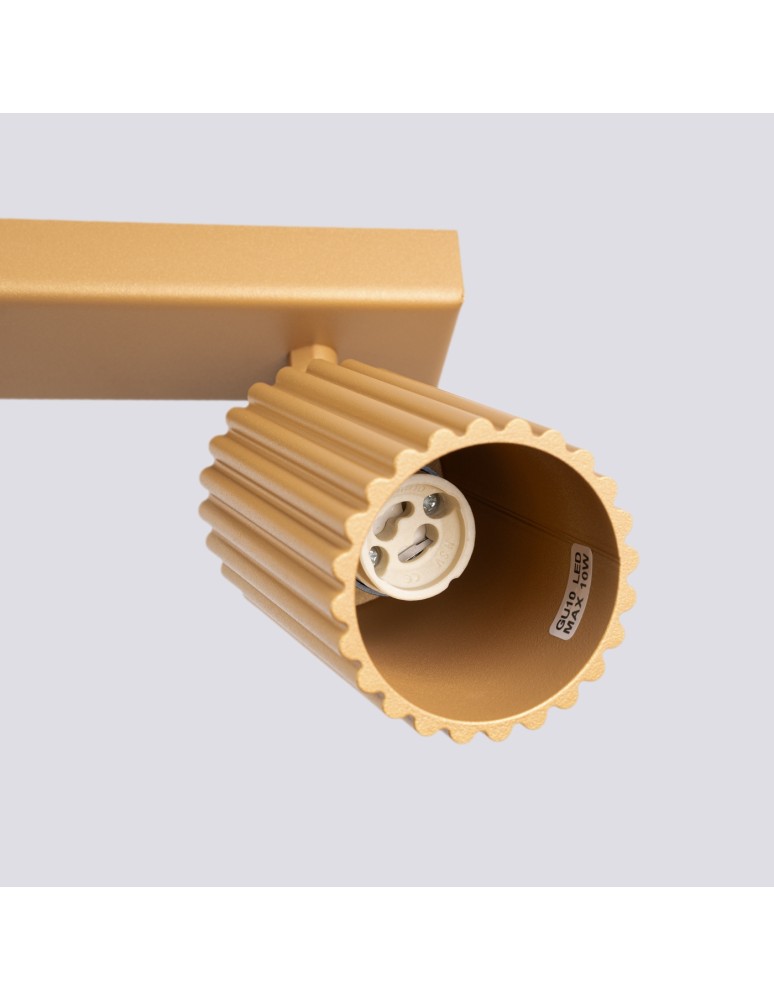 Adjustable ceiling lamps - spots - Sollux Plafon KARBON 4L gold SL.1565 - product kolory-swiatla.pl 6