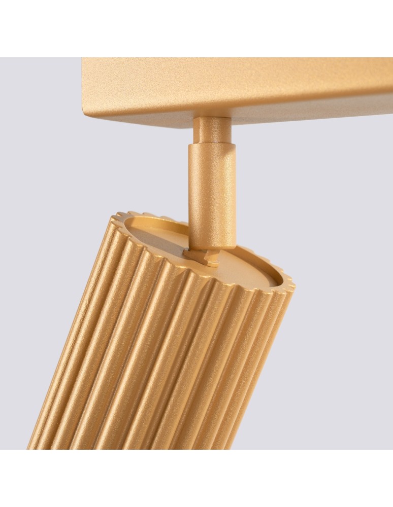 Adjustable ceiling lamps - spots - Sollux Plafon KARBON 4L gold SL.1565 - product kolory-swiatla.pl 7